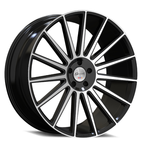 Gianelle Verdi 26X10 Gloss Black With Machined Face